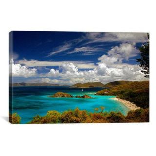 iCanvas 'Trunk Bay' by J.D. McFarlan Photographic Print on Canvas