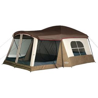 Wenzel Klondike Taupe and Light Gray 8 Person Tent, 16' x 11'