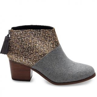 TOMS Leila Bootie with Stacked Heel   7964322