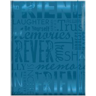 Embossed Gloss Friends Expressions Teal Photo Album   14198454