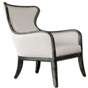 Uttermost 23073 Sandy Wing Back Armchair
