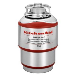 KitchenAid 1 HP Continuous Feed Garbage Disposal KCDS100T