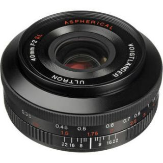 Voigtlander Ultron 40mm f/2.0 SL II Manual Focus Lens BA229E