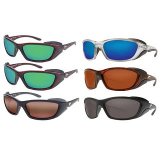 Costa Del Mar Man O War Sunglasses   Black Frame with Gray 580P Lens 729758