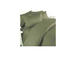 500 Thread Count Egyptian Cotton Solid Sage Super Single Attached Waterbed Sheet