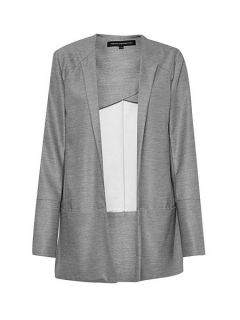 French Connection Ivy Woven Blazer Grey