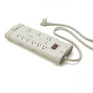 Leviton S2000 PS 15A, 120V, 9 Outlet Power Strip, 6ft Cord