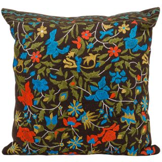 Brown Floral 20 x 20 inch Decorative Pillow   15291608  