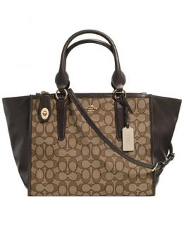 COACH CROSBY CARRYALL IN SIGNATURE JACQUARD