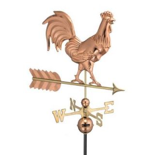 Good Directions Smithsonian Polished Copper Rooster Weathervane 953P
