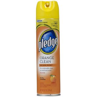 Pledge Orange Clean Furniture Spray 9.7 Ounces