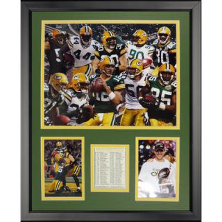 Green Bay Packers   2010 Champs Framed Photo Collage by Legends Never