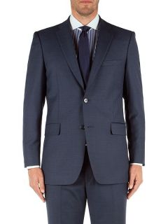 Aston & Gunn Plain Notch Collar Classic Fit Suit Jacket Navy