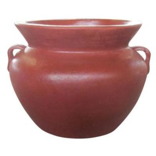 21 in. Dia Red Clay Smooth Handle Pot RCT 310 R
