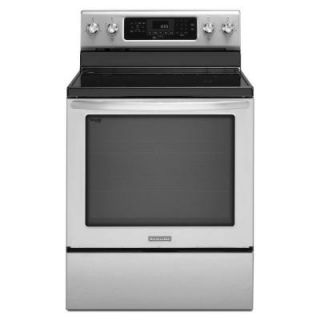 KitchenAid Architect Series II 6.2 cu. ft. Electric Range with Self Cleaning Convection Oven in Stainless Steel KERS303BSS