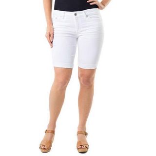 Jordache Women's Plus Size Cuffed Bermuda Shorts