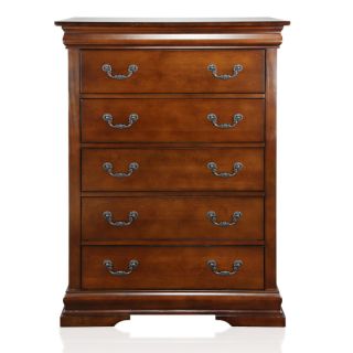 Furniture of America Vina English Style 5 Drawer Chest  