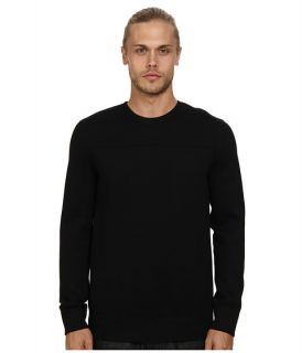 HELMUT LANG Sponge Fleece Combo Sweatshirt Black