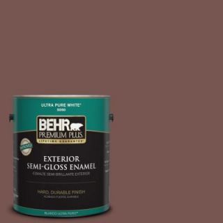 BEHR Premium Plus 1 gal. #700B 6 Sequoia Dusk Semi Gloss Enamel Exterior Paint 534001