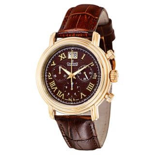 Charmex Mens 1758 Leather Watch   18417345   Shopping