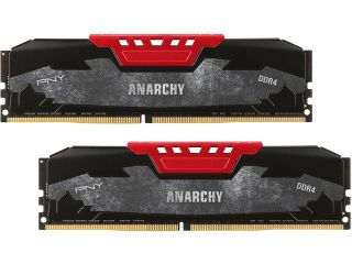 PNY Anarchy 16GB (2 x 8GB) 288 Pin DDR4 SDRAM DDR4 2133 (PC4 17000) Desktop Memory Model MD16GK2D4213315AB