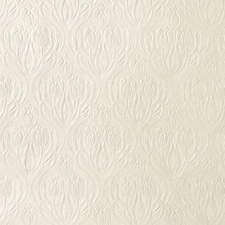 56 sq. ft. Printemps White Tulip Ogee Wallpaper 61 55427