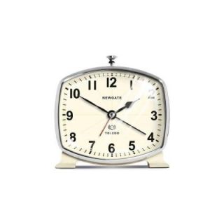 Home Decorators Collection 5 in. Toledo Cream Alarm Clock 1726000440