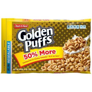 Malt O Meal Golden Puffs Cereal, 23 oz