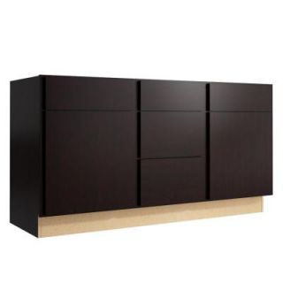 Cardell Fiske 60 in. W x 31 in. H Vanity Cabinet Only in Coffee VSB602131.3.AF3M7.C63M
