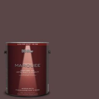 BEHR MARQUEE 1 gal. #MQ1 44 Wild Boysenberry One Coat Hide Matte Interior Paint 145301