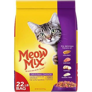 Meow Mix Original Choice Dry Cat Food, 22 Pound