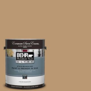 BEHR Premium Plus Ultra 1 gal. #ECC 24 1 Amber Leaf Satin Enamel Exterior Paint 985301