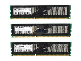OCZ Obsidian Series 6GB (3 x 2GB) 240 Pin DDR3 SDRAM DDR3 1600 (PC3 12800) Desktop Memory Model OCZ3OB1600LV6GK