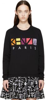 Kenzo: Fuchsia Geometric Logo Sweatshirt