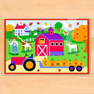 Fall Farm Personalized Placemat by Olive Kids