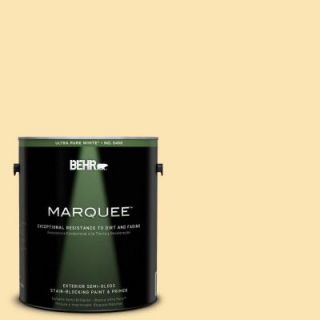 BEHR MARQUEE 1 gal. #340A 3 Song of Summer Semi Gloss Enamel Exterior Paint 545001