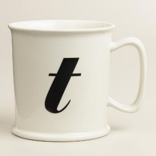 T Monogram Porcelain Mug