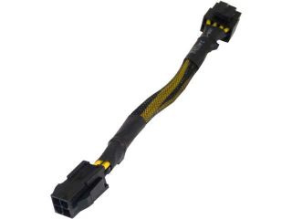 1ST PC CORP. CB 4MP4 8F 6" 8 pin EPS female cable adapter from P4 ATX 4 pin male Cable