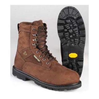 Rocky Size 10 1/2 Steel Toe Work Boots, Men's, Brown, W, 6223 10.5 WIDE