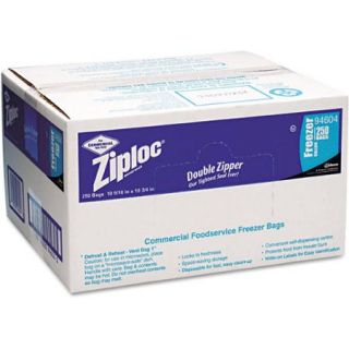 Ziploc Double Zipper 1 Gallon Freezer Bags, 250ct