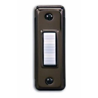 Heath Zenith Wired Bronze Push Button With Lighted White Center Bar DISCONTINUED 715D A