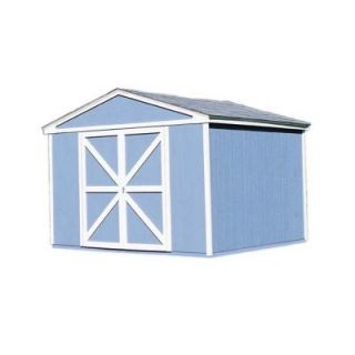 Handy Home Products Somerset 10 ft. x 10 ft. Wood Storage Building Kit with Floor 18413 0