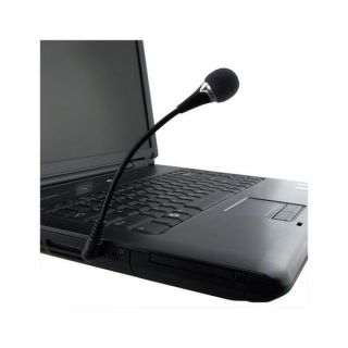 INSTEN VOIP / SKYPE Mini Flexible Black Microphone   12420382