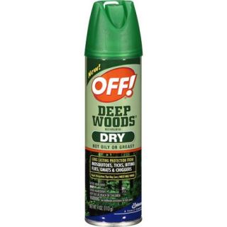 OFF! Deep Woods Insect Repellent VIII Dry 4 Ounces