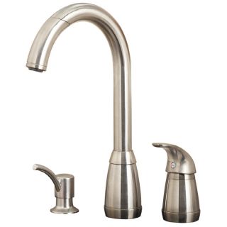 Pfister Contempra Stainless Steel 1 Handle Pull Down Kitchen Faucet