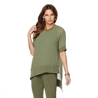 NENE by NeNe Leakes Georgette Top with Cami   7964523