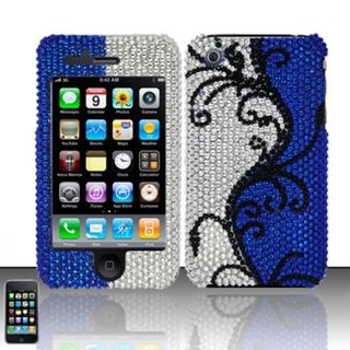 BasAcc Diamond Beads Shinny Design Hard Case Cover for Apple iPhone 3G