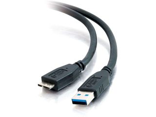 C2G/Cables To Go 54178 3M (9.8ft) USB 3.0 A Male to Micro B Male Cable