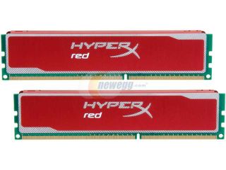 HyperX Blu Red Series 8GB (2 x 4GB) 240 Pin DDR3 SDRAM DDR3 1600 Desktop Memory Model KHX16C9B1RK2/8