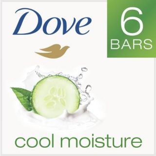 Dove go fresh Cucumber and Green Tea Beauty Bar, 4 oz, 6 Bar